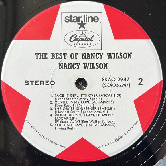 Nancy Wilson - “The Best Of Nancy Wilson” Vinyl LP - Picture 5 of 5